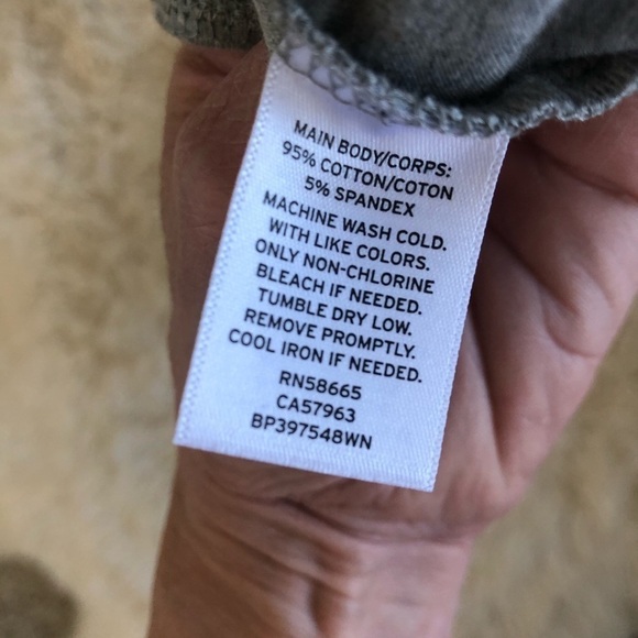 Nordstrom BP Square Neck Bodysuit Womens Gray Plus Size - Picture 8 of 8